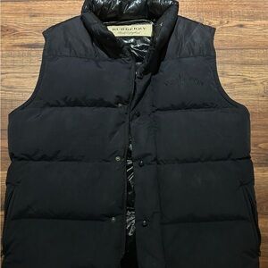 Burberry Dark Puffer Vest for Men